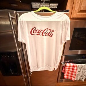 Coca Cola‎ Red and White Short Sleeve Womens Tee